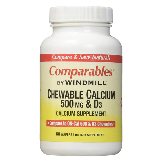 Windmill Calcium 500 Mg Chewable Tablets 60 Tablets