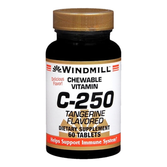 Windmill Vitamin C-250 Tablets Tangerine 60 Tablets