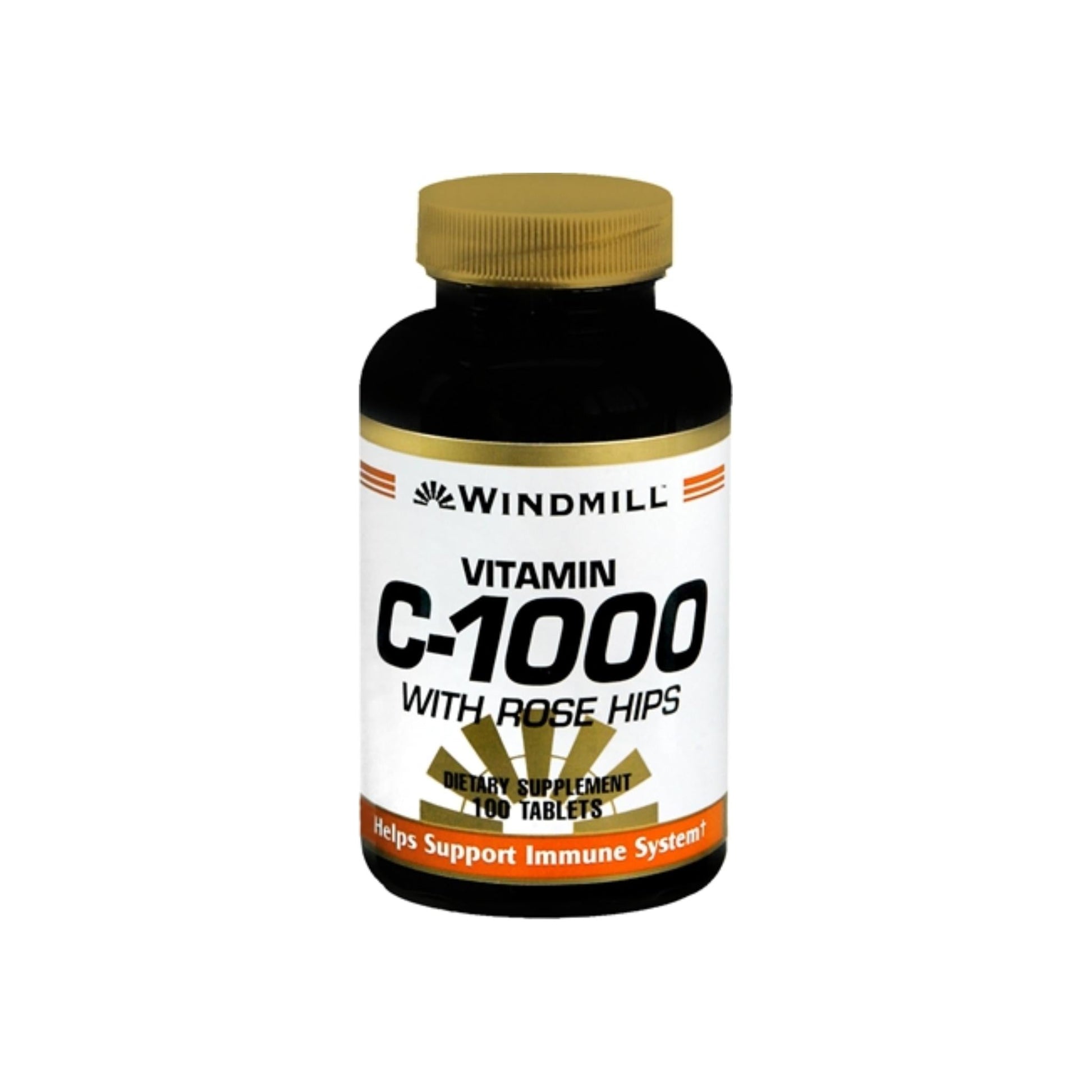 Windmill Vitamin C-1000 Tablets With Rose Hips 100 Tablets