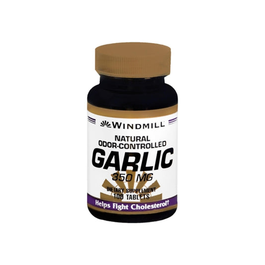 Windmill Garlic 350 Mg Tablets Natural Odor-Controlled 100 Tablets