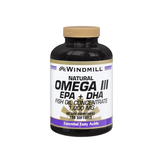 Windmill Omega Iii Epa + Dha Softgels Natural 180 Soft Gels