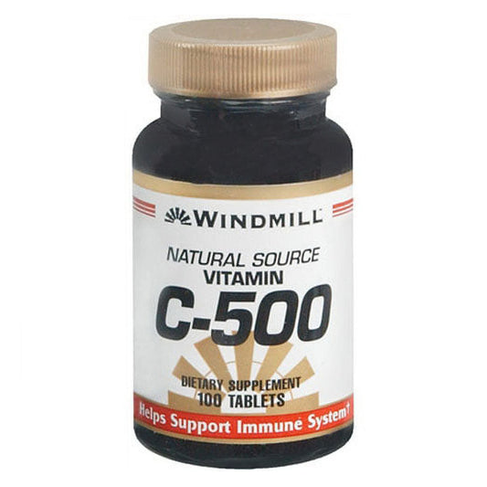Windmill Vitamin C-500 Tablets Natural Source 100 Tablets