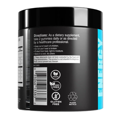 Cybergenics Pre Workout Gummies, Blue Raspberry - 60 Gummies