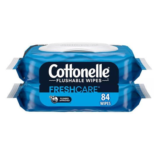 Cottonelle Fresh Care Flushable Cleansing Cloths Refills - 84 Ea