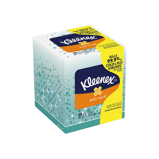 Kleenex Anti-Viral 3-Ply Facial Tissue 68 Sheets 1 Ea