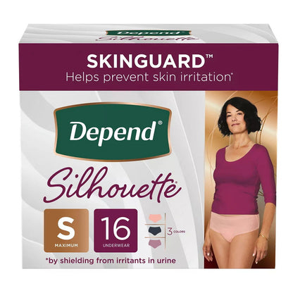 Depend Silhouette Underwear - Small - 16 Count