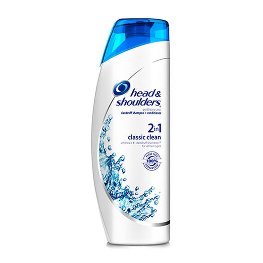 Head & Shoulders 2-In-1 Dandruff Shampoo + Conditioner, Classic Clean 14.20 Oz