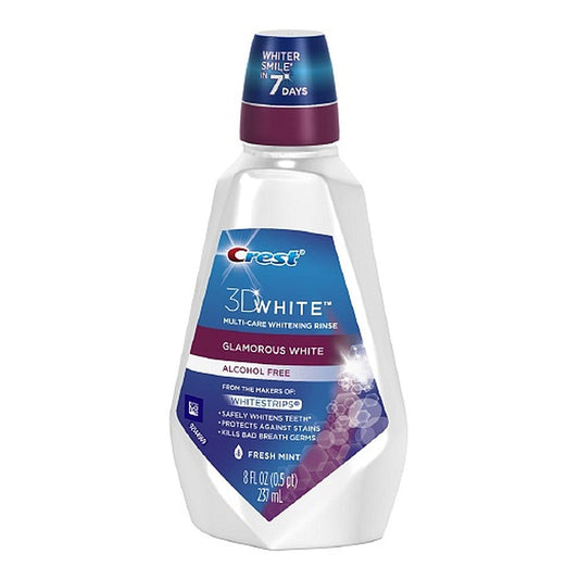 Crest 3D White Multi-Care Fresh Mint Whitening Rinse - 8 Oz