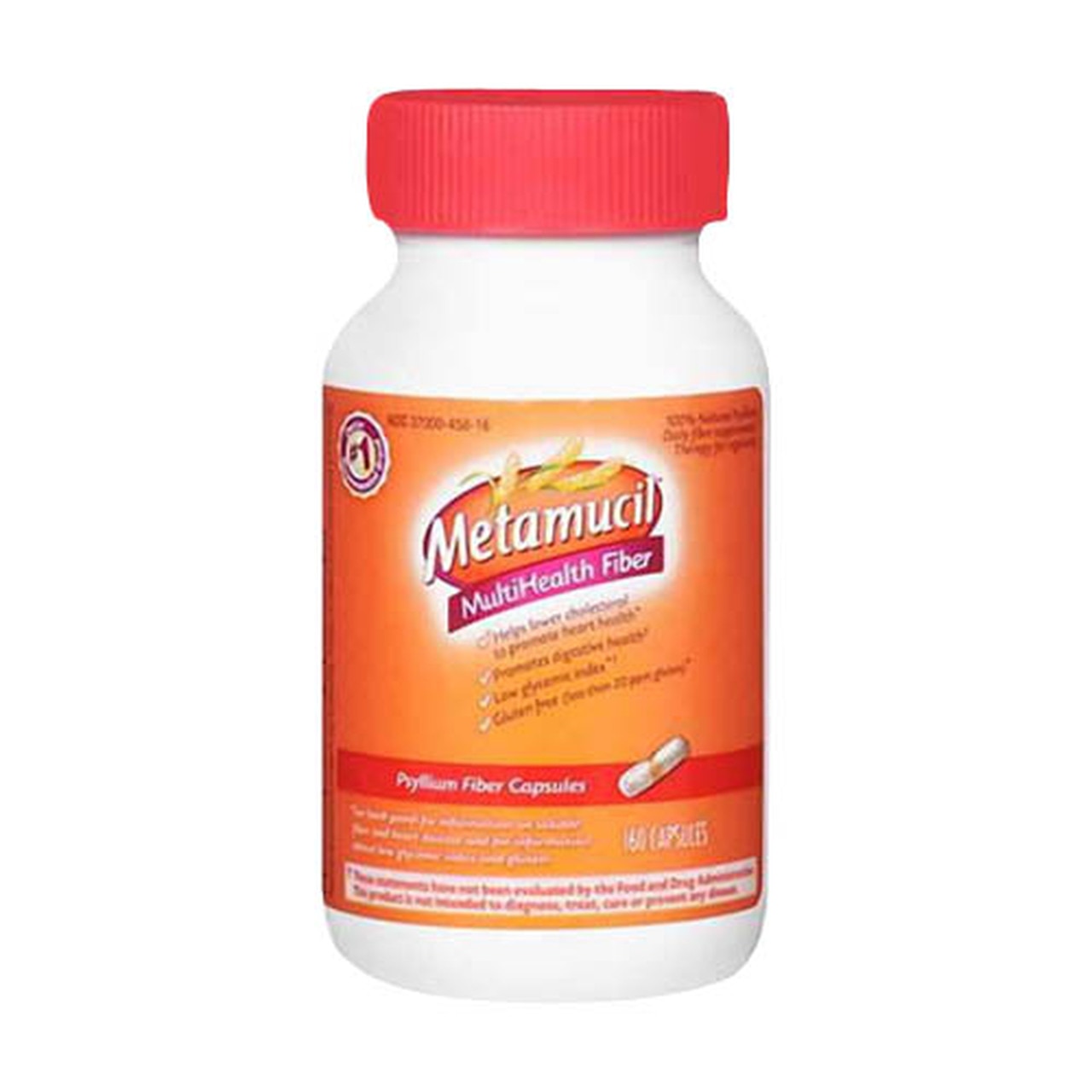 Metamucil Fiber Heart & Digestive Health CareCapsules 160 Ea