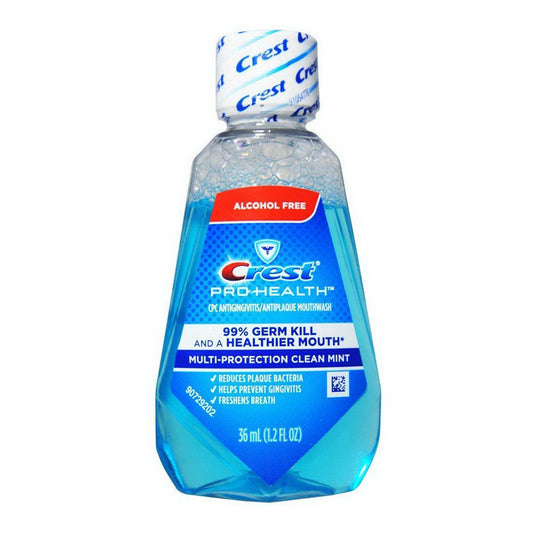 Crest Pro-Health CareMutli-Protection Oral Rinse, Clean Mint, Travel Size Tsa Approved, 1.22 Oz
