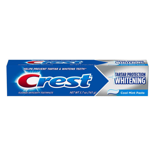 Crest Tartar Protection Toothpaste, Whitening Cool Mint, 5.7 Oz