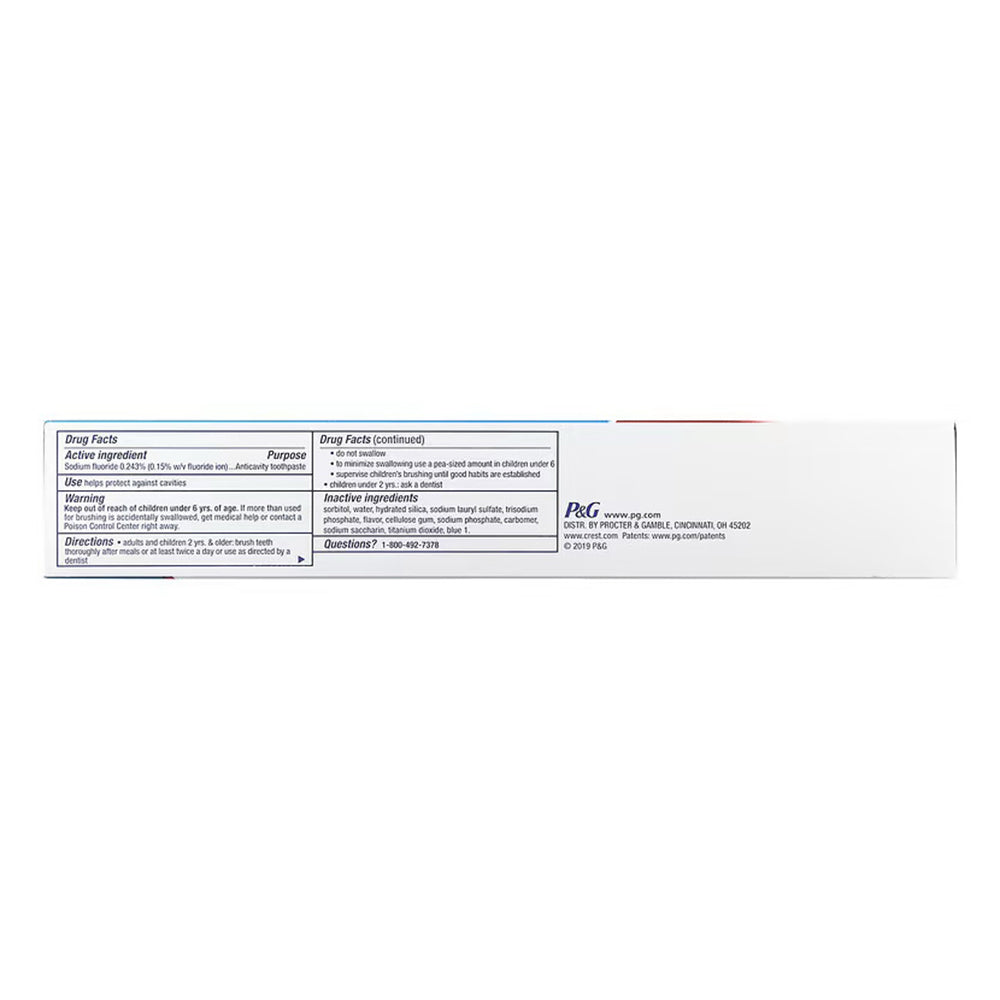 Crest Cavity Protection Toothpaste, Regular Paste, 5.7 Oz