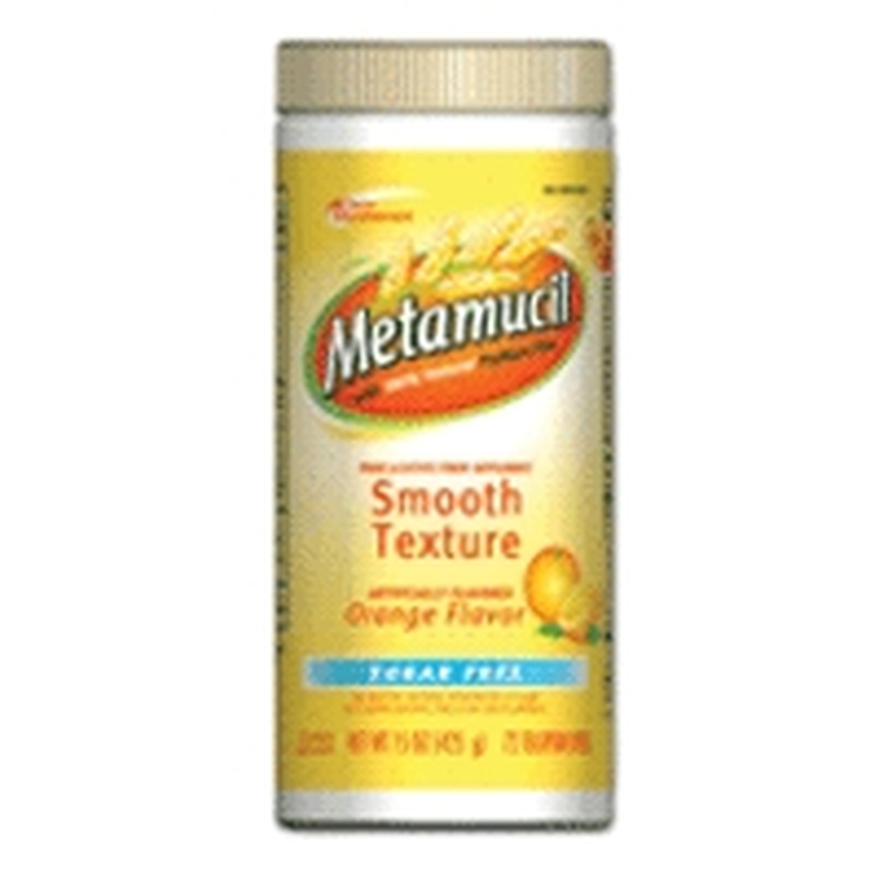 Metamucil Multihealth Fiber Powder, Sugar Free, Orange Smooth 15 Oz