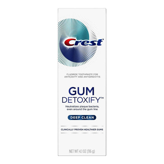 Crest Pro Health CareGum Detoxify Toothpaste, Deep Clean, 4.1 Oz