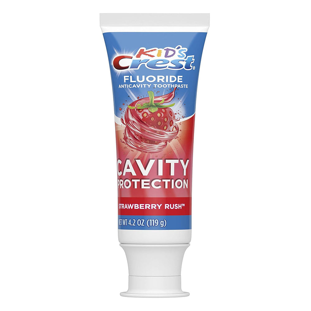 Crest Kid'S Cavity Protection Fluoride Toothpaste, Strawberry Rush, 4.2 Oz