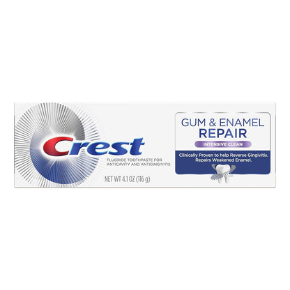 Crest Gum And Enamel Repair Toothpaste, Intensive Clean, Mint, 4.1 Oz