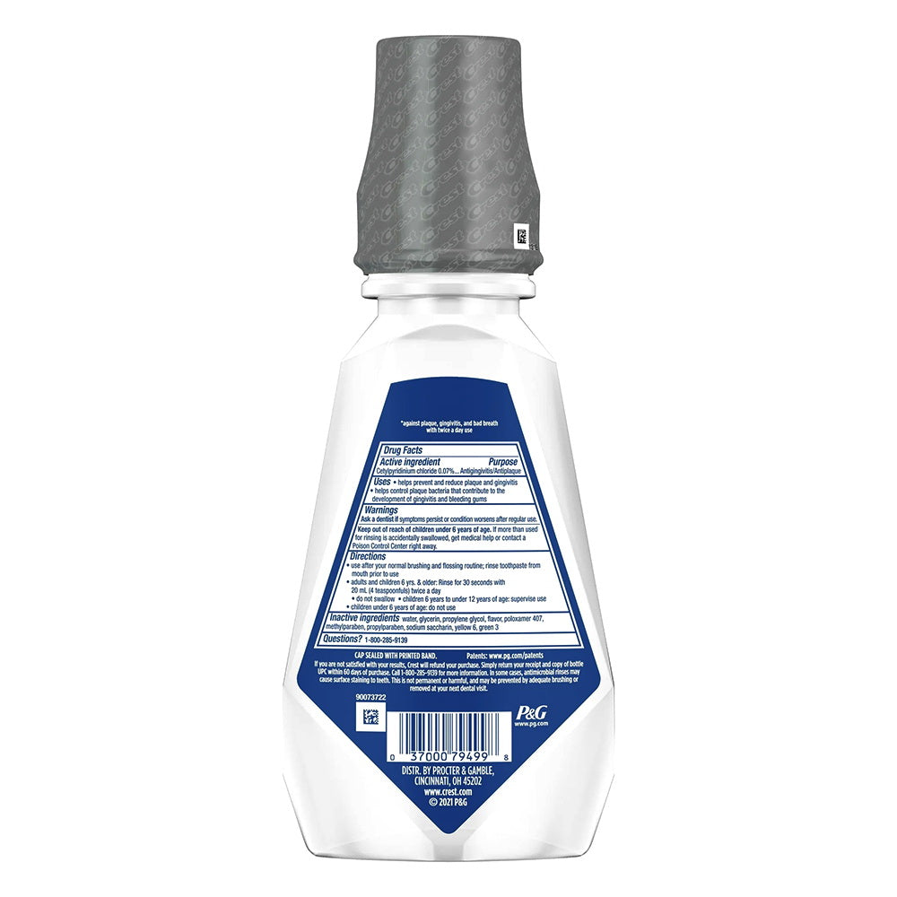 Crest Gum Care Mouthwash, Cool Wintergreen, 16.9 Oz