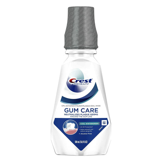 Crest Gum Care Mouthwash, Cool Wintergreen, 16.9 Oz