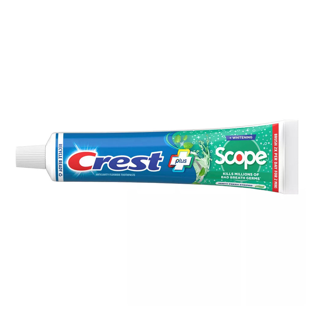 Crest + Scope Complete Whitening Toothpaste, Minty Fresh, 5.4 Oz