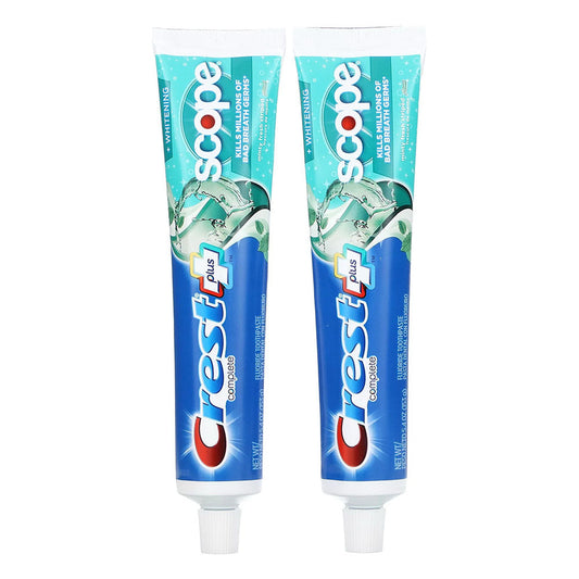 Crest Cmpl+Scp Ps 0.243% 2X153Gm