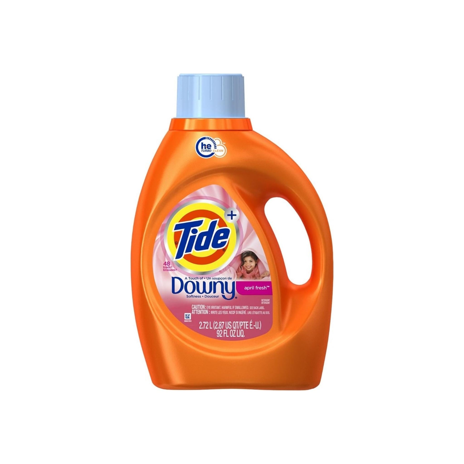 Tide + Downy Liquid Laundry Detergent, April Fresh 92 Oz