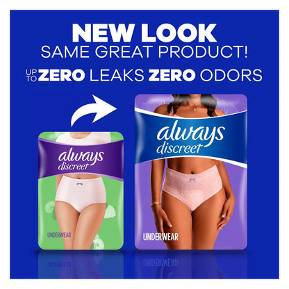Always Discreet Adult Incontinence & Postpartum 15 Count