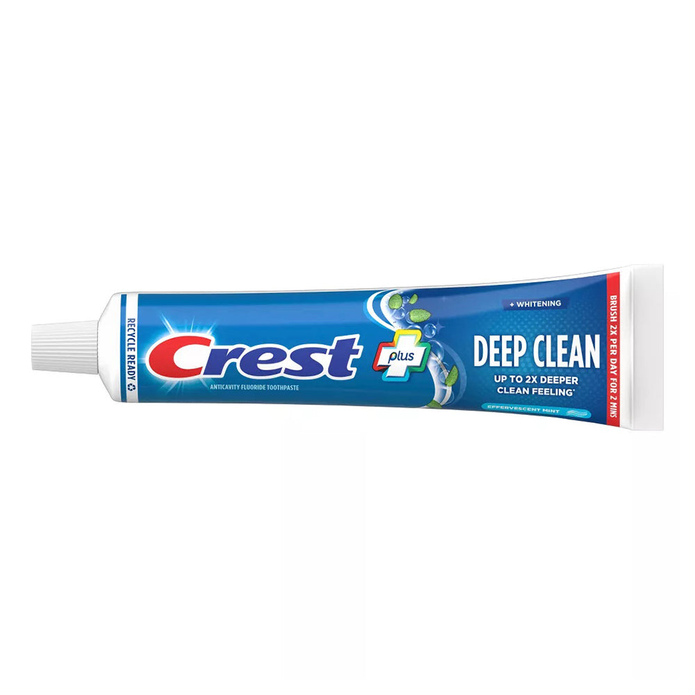 Crest Complete Plus Deep Clean Complete Whitening Toothpaste, Effervescent Mint, 5.4 Oz, 4.050 Lb