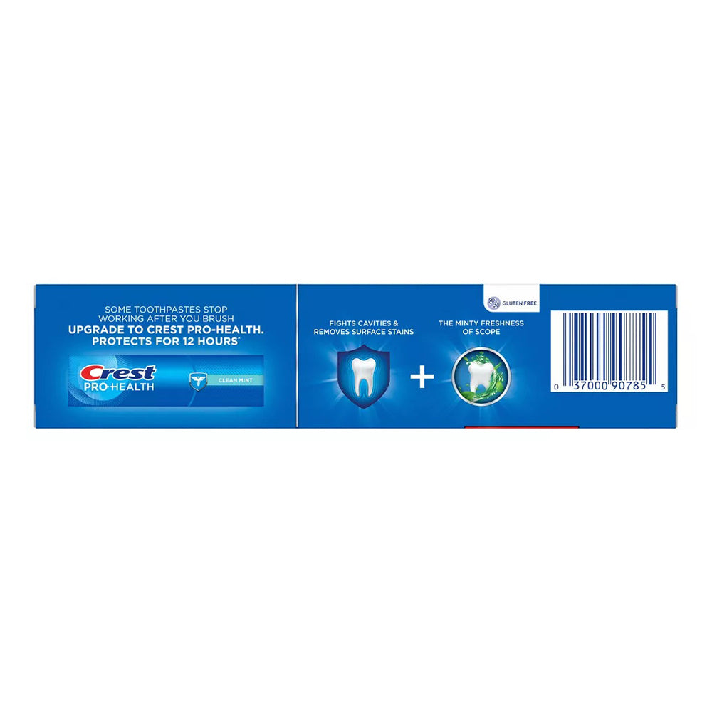 Crest + Scope Outlast Complete Whitening Toothpaste, Mint, 5.4 Oz