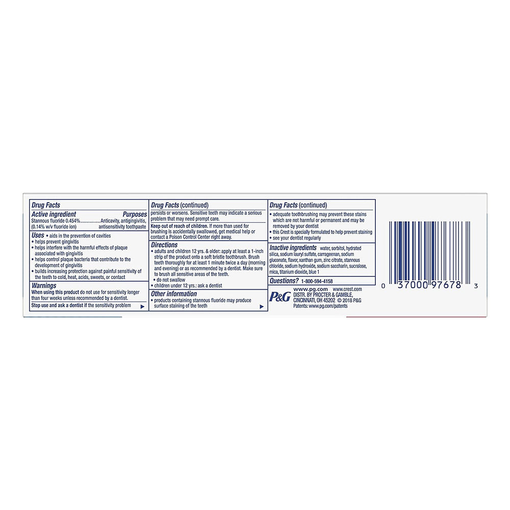 Crest Pro-Health CareWhitening Gel Toothpaste, 4.6 Oz