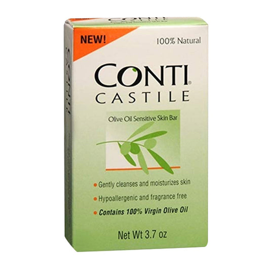 Conti Olive Oil Castile Bar Soap - 3.7 Oz