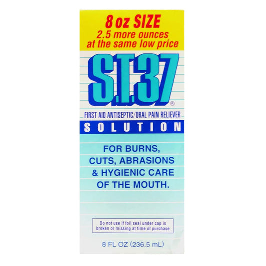 S.T.37 First Aid Antiseptic And Oral Pain Reliever 8 Ounce