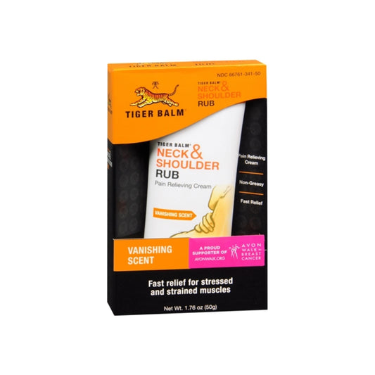 Tiger Balm Neck & Shoulder Rub Vanishing Scent 1.76 Oz