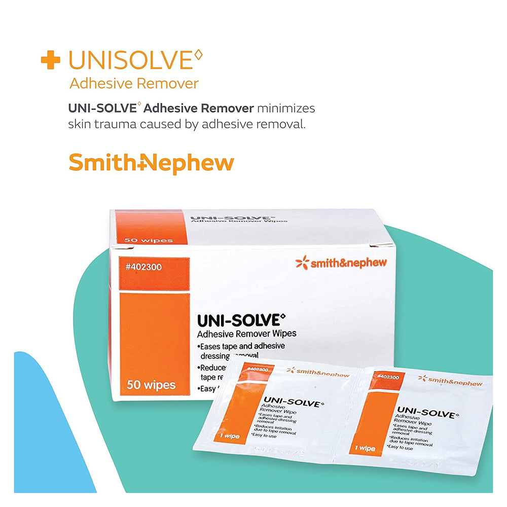 Uni-Solve Adhesive Remover Wipes [402300] 50 Ct