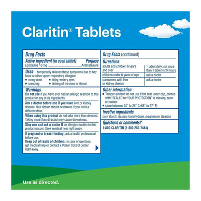 Claritin 24 Hour Allergy Relief Non Drowsy Tablets - 20 Ea
