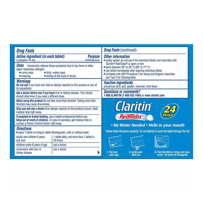 Claritin Reditabs 24 Hour Allergy Relief - 30 Count