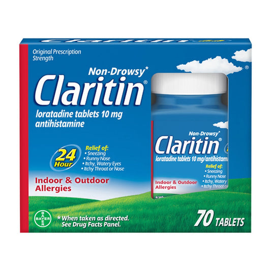 Claritin Indoor & Outdoor Non-Drowsy Allergies Tablets - 70 Ea