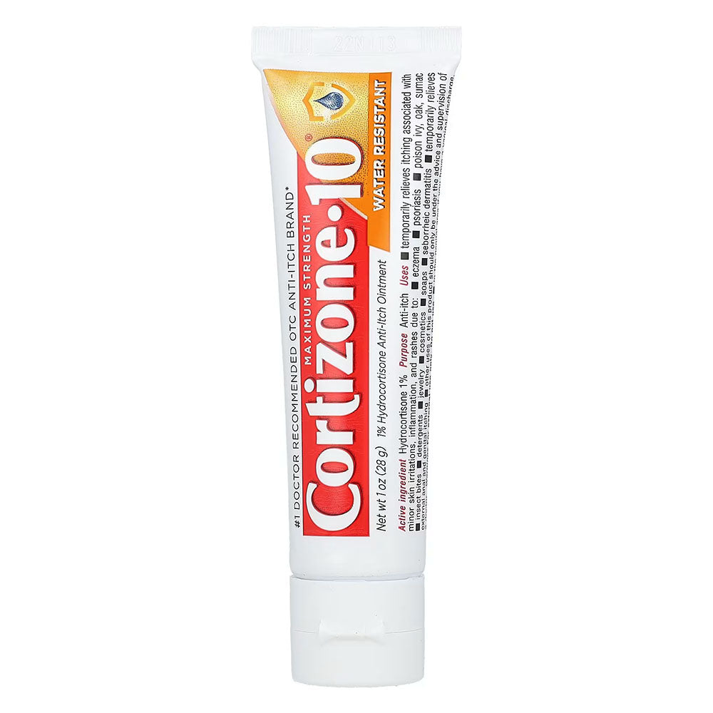 Cortizone-10, Water Resistant Anti-Itch Ointment, 1 Ounce