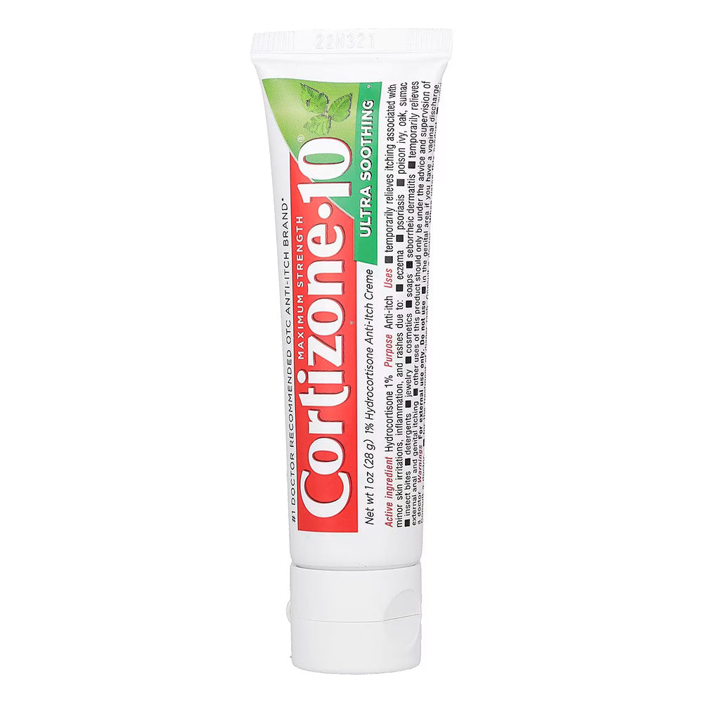 Cortizone-10 Max Strength 1% Ultra Soothing Anti-Itch Creme 1 Oz