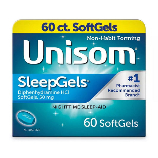 Unisom Sleep Gels, Nighttime Sleep-Aid, 50 Mg
