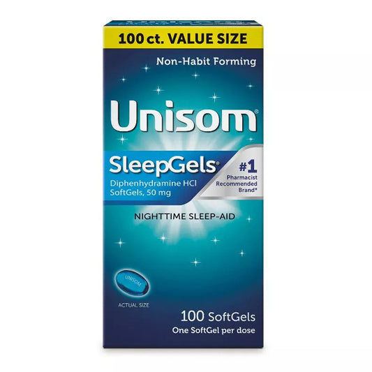 Unisom Nighttime Sleep Aid, 100 Ea