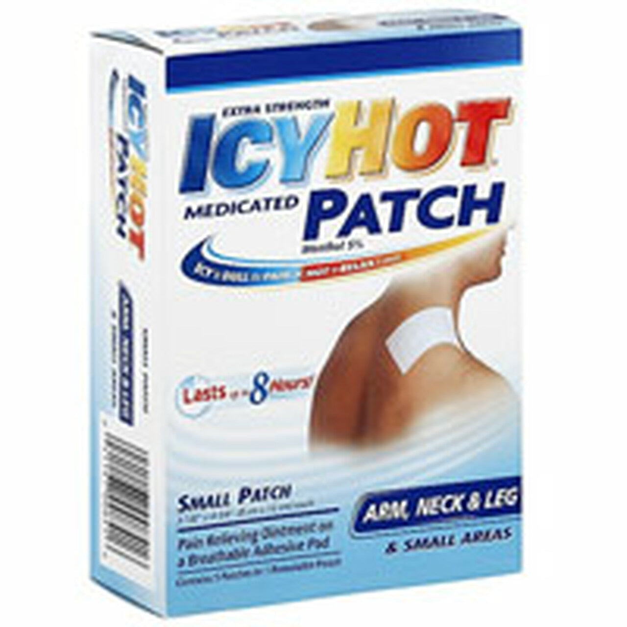 Icy Hot Medicated Patches Extra Strength Small (Arm, Neck, Leg) 5 Each