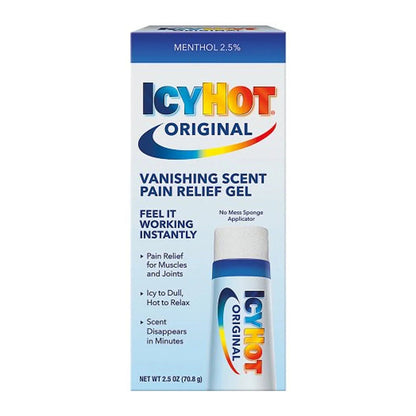 Icy Hot, Pain Relief Gel Vanishing Scent Original, 2.5 Ounce