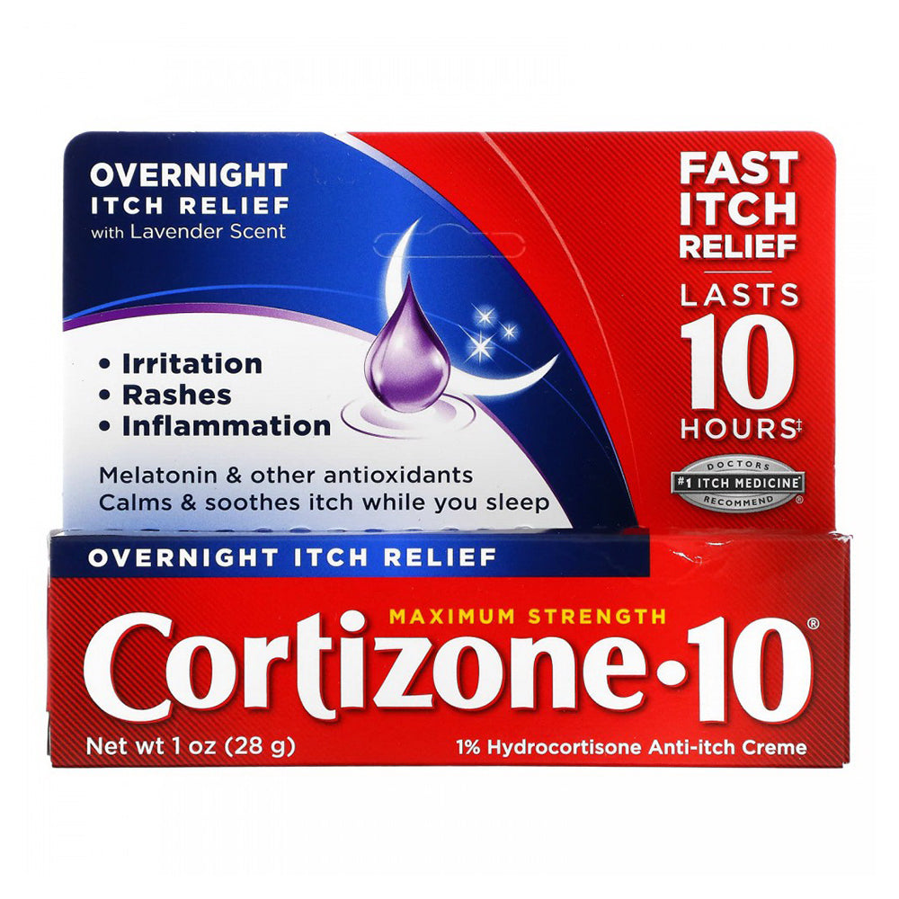 Cortizone 10 Overnight Itch Relief - 1 Oz