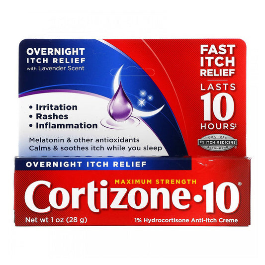 Cortizone 10 Overnight Itch Relief - 1 Oz