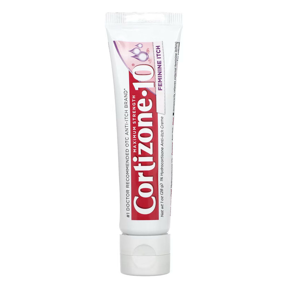 Cortizone-10 Max Strength Feminine Itch Relief 1% Creme 1 Oz