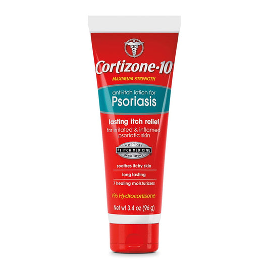 Cortizone 10 Maximum Strength Anti-Itch Lotion For Psoriasis, 3.4 Oz