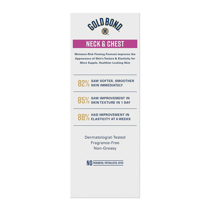 Gold Bond Ultimate Firming Neck & Chest Cream, Fragrance Free 2 Oz