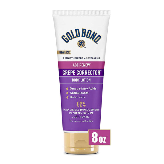 Gold Bond Age Renew Crepe Corrector Body Lotion, Replenishing & Smoothing Formula - 8 Oz