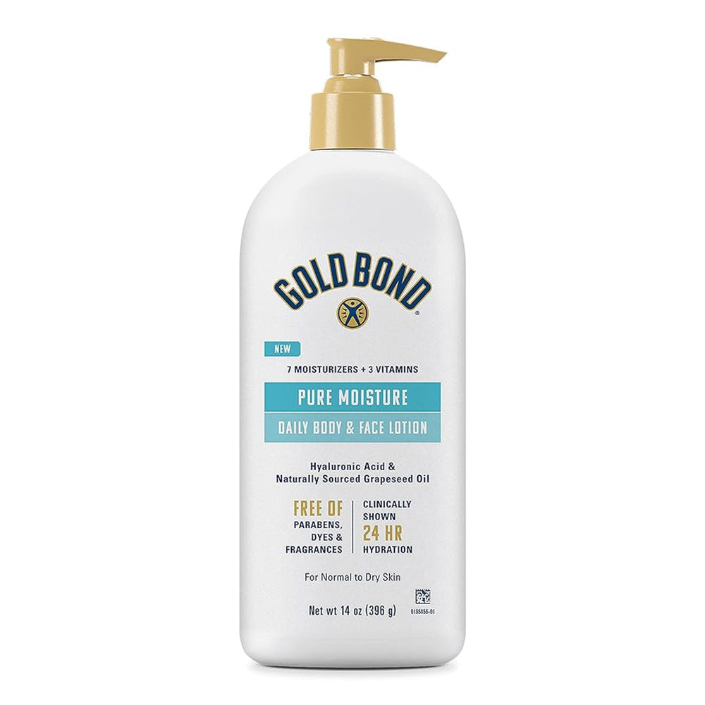 Gold Bond Pure Moisture Daily Body & Face Lotion, 14 Oz.