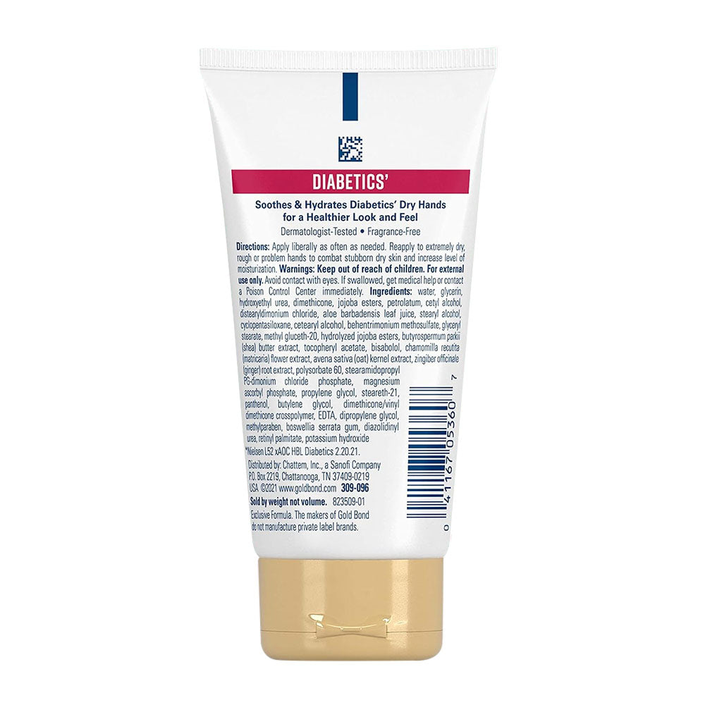 Gold Bond Ultimate Diabetic Dry Skin Relief Hand Cream, 2.4 Oz